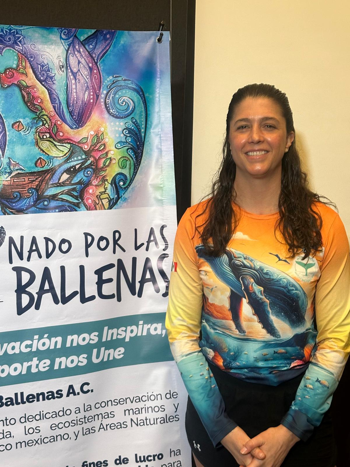 nado por las ballenas